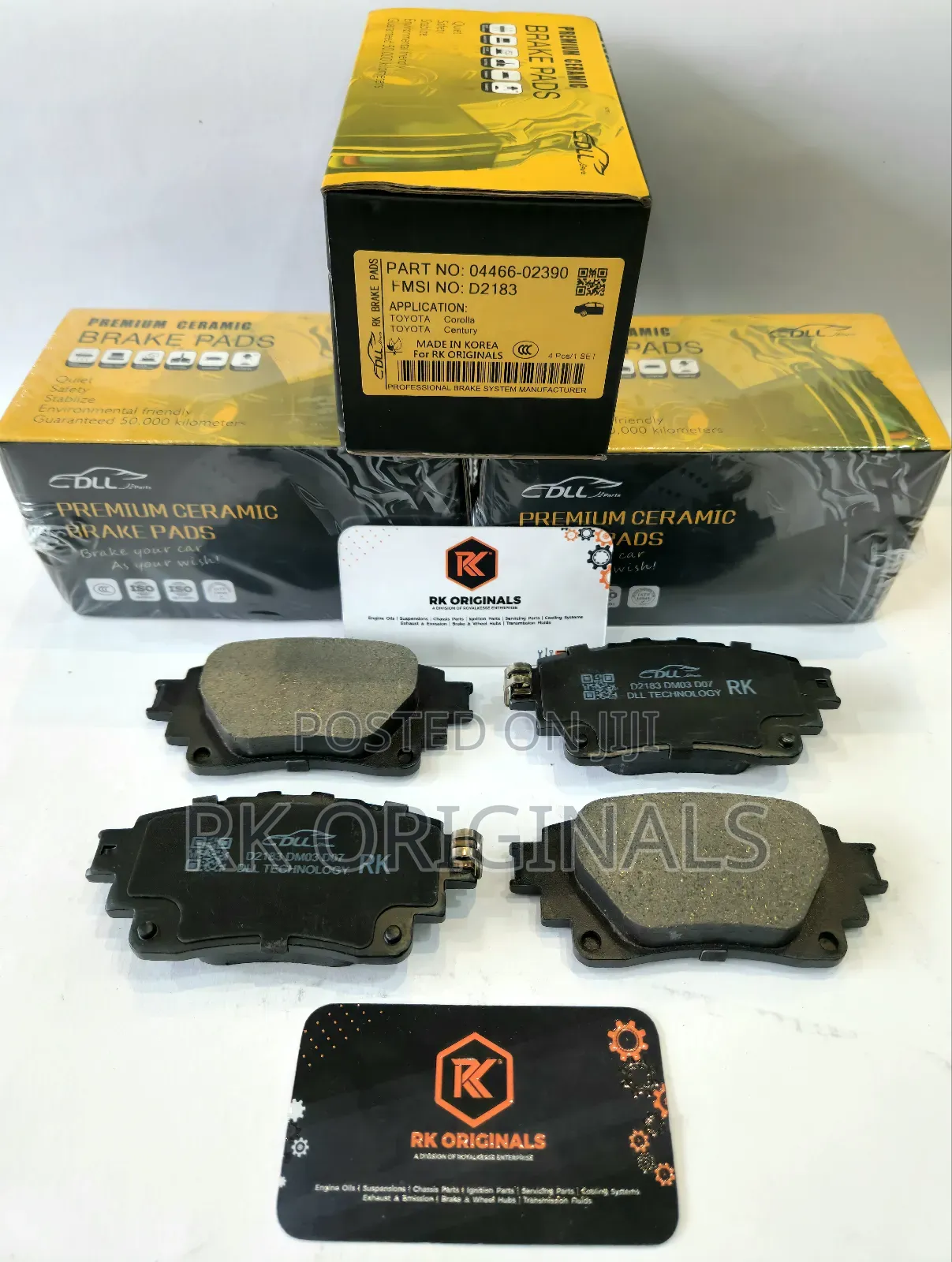 Highlander 20-24/Corolla 19-24/Rx350h 23-24/Rav4 21-24 Rear Brake Pad