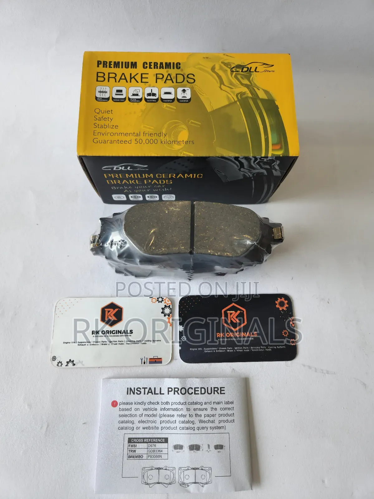 Venza 21-24/Ch-r 18-22/Rav4 19-24/Camry 18-24 Ceramic Rear Brake Pads