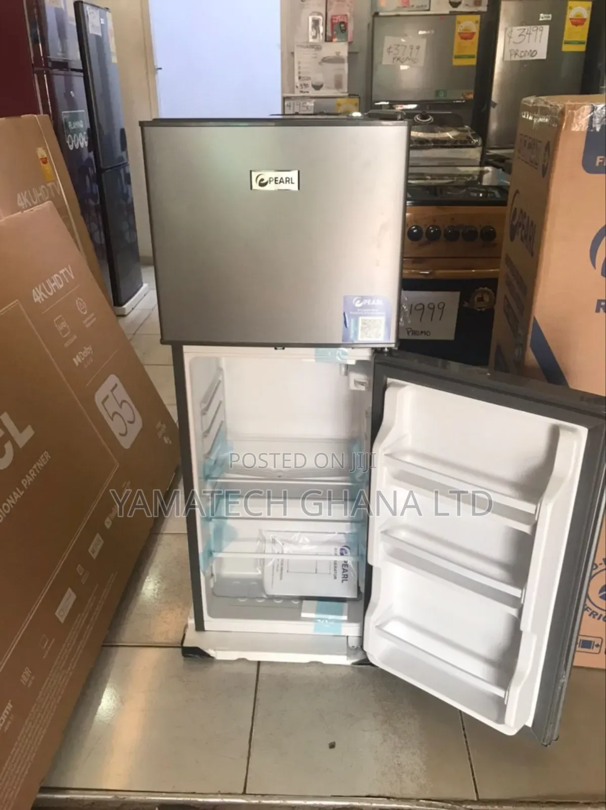 Pearl 80litre Double Door Refrigerator With Top Freezer