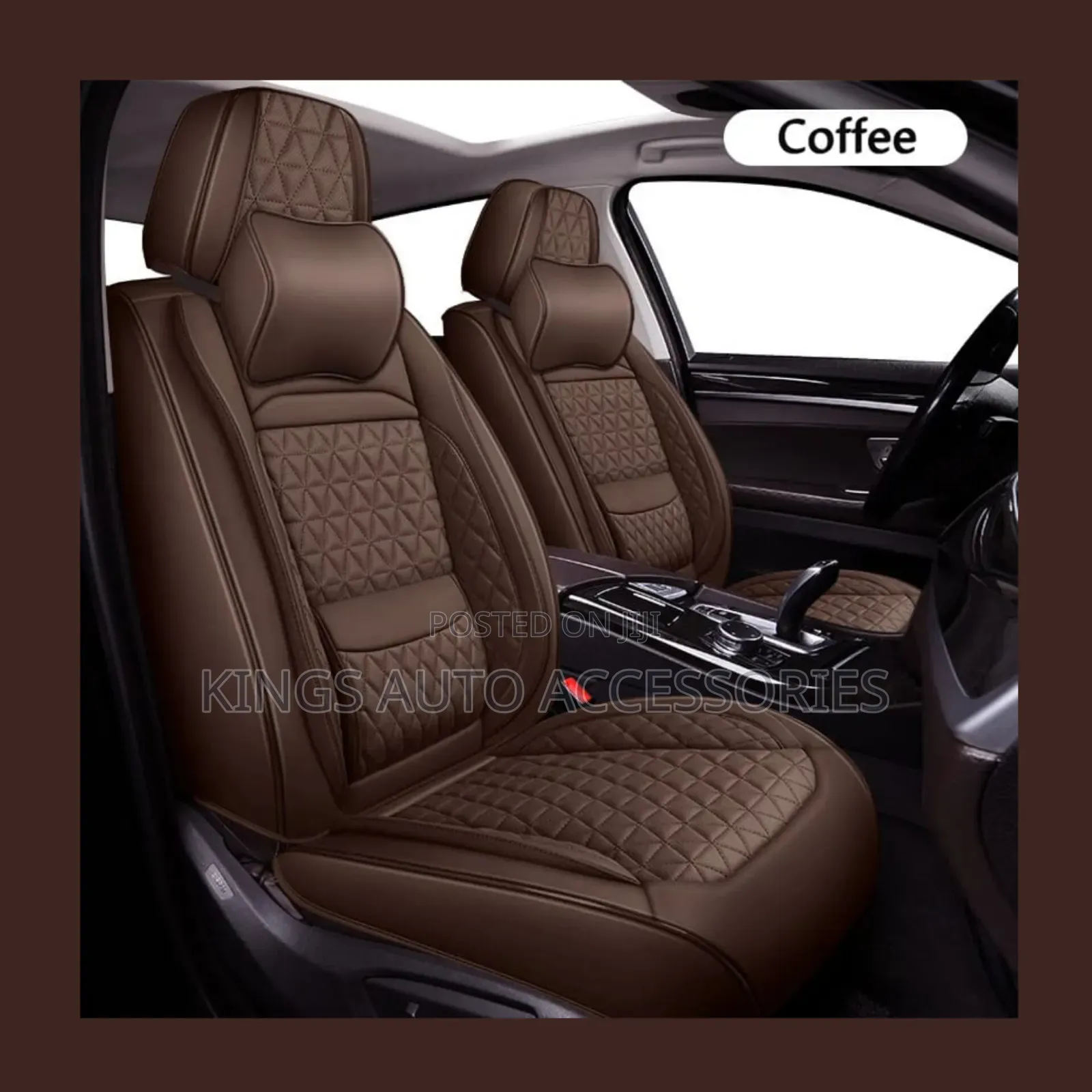 Coffee High Quality Foreign Car Seat Covers
