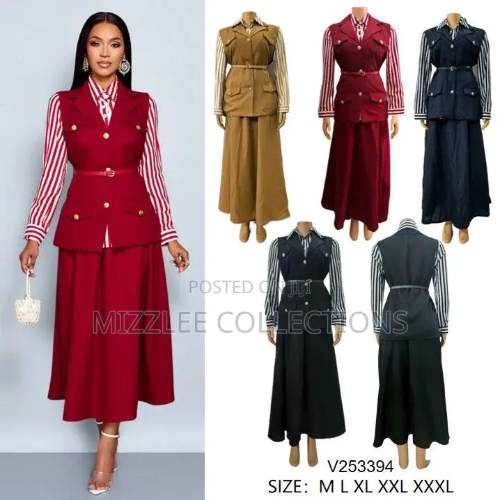 Ladies Classic 3 Piece Skirt Suit