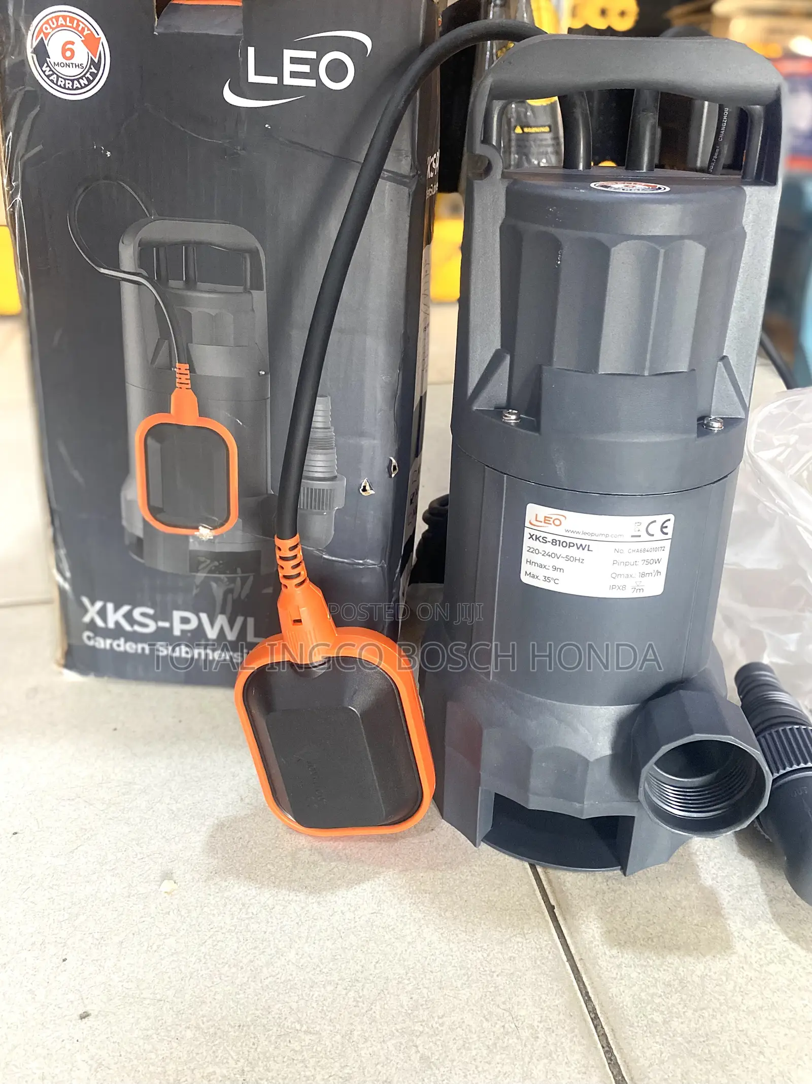 Water Pump 1 Horse Power Submersible Drainage Leo Water Pump(Plastic)