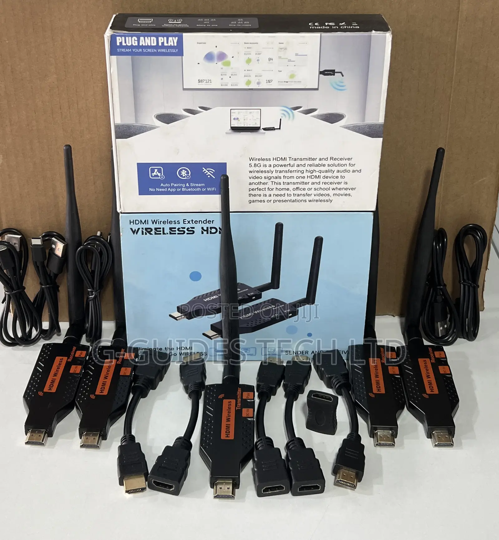 150m Hdmi Wireless Extender 1-Transmitter 4-Receiver (1-to-4)
