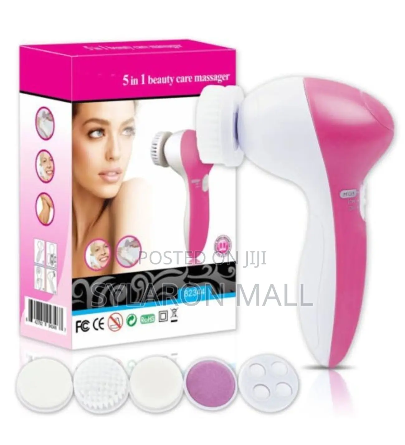 5-in-1 Electric Facial Cleansing Beauty Massager