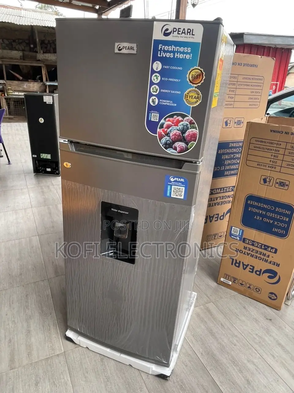 Coolmate Pearl 204l Double Door Fridge With Crisp Storage