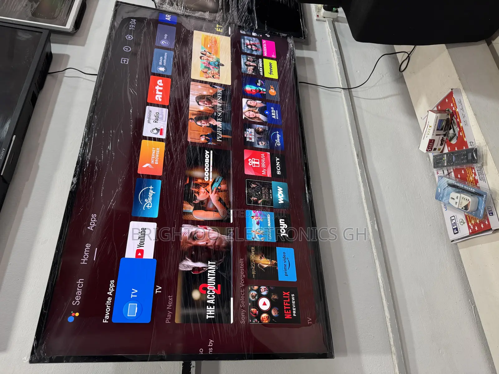 55inches Full Digital Satellite Android Ultra Hd Led Smart Sony Tv