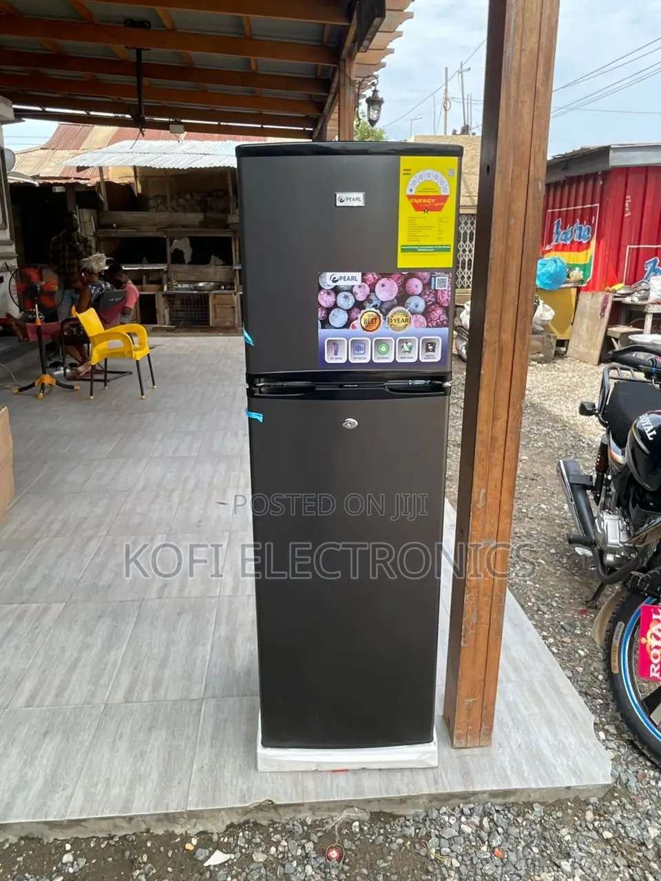 Sleek Pearl Refrigerator 166l Compact Powerful Cooling