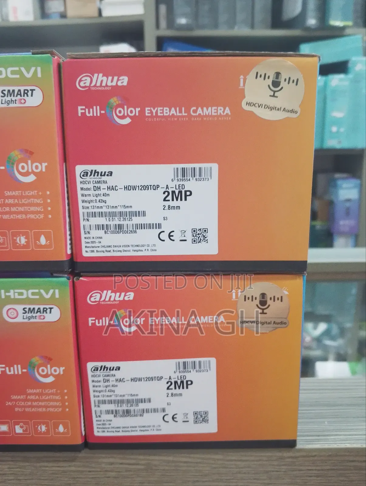 Dahua 2mp Full Color Analog Camera Dh-Hac-Hdw1209tqp-a-Led