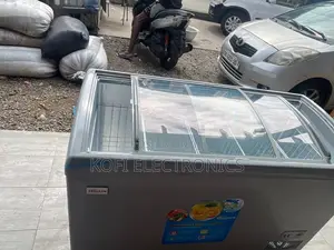 Ultra-efficient Glass-top Freezer 300l Sleek Look
