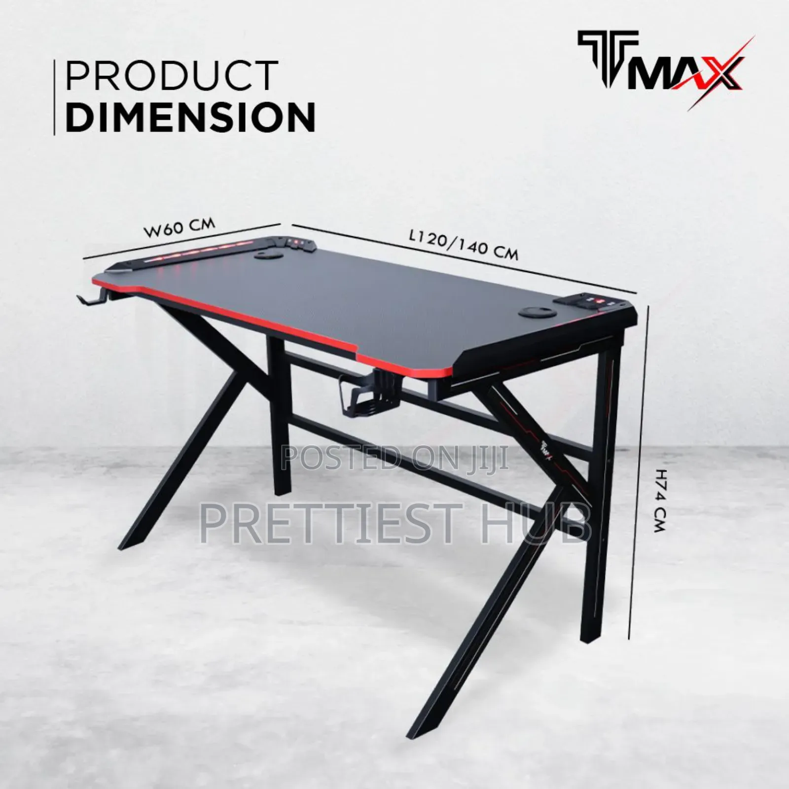 RGB Lighting Gaming Office Desk
