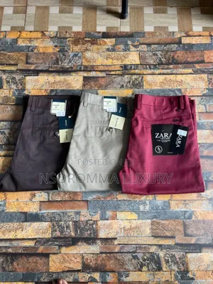 Stretchy Khaki Trousers