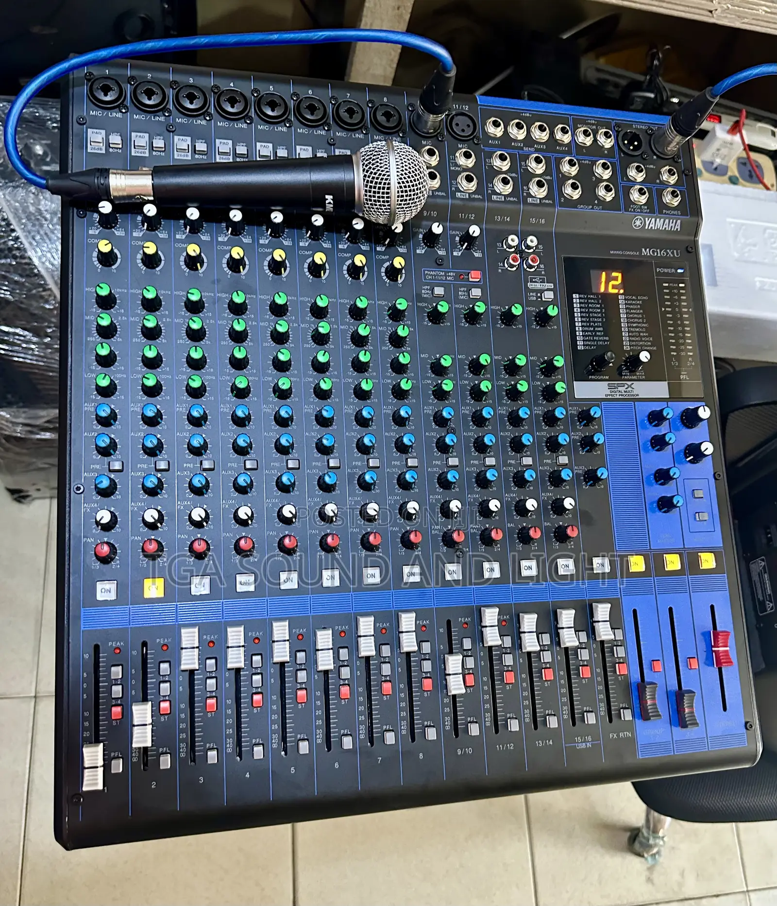 Yamaha Mg16xu 16-Channels Mixing Console