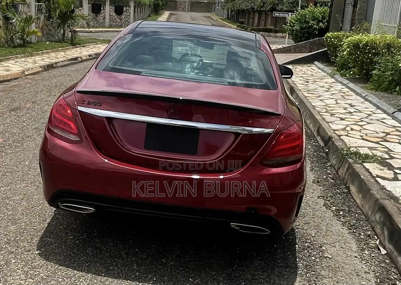 Mercedes-Benz C300 Sport 4Matic Sedan AWD (2.0L 4cyll 7A) 2016 Red