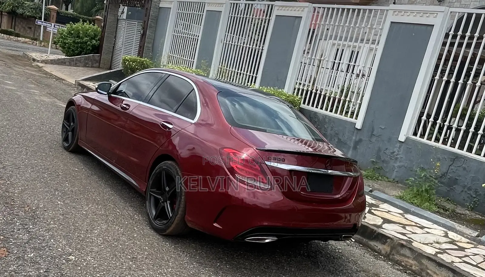 Mercedes-Benz C300 Sport 4Matic Sedan AWD (2.0L 4cyll 7A) 2016 Red