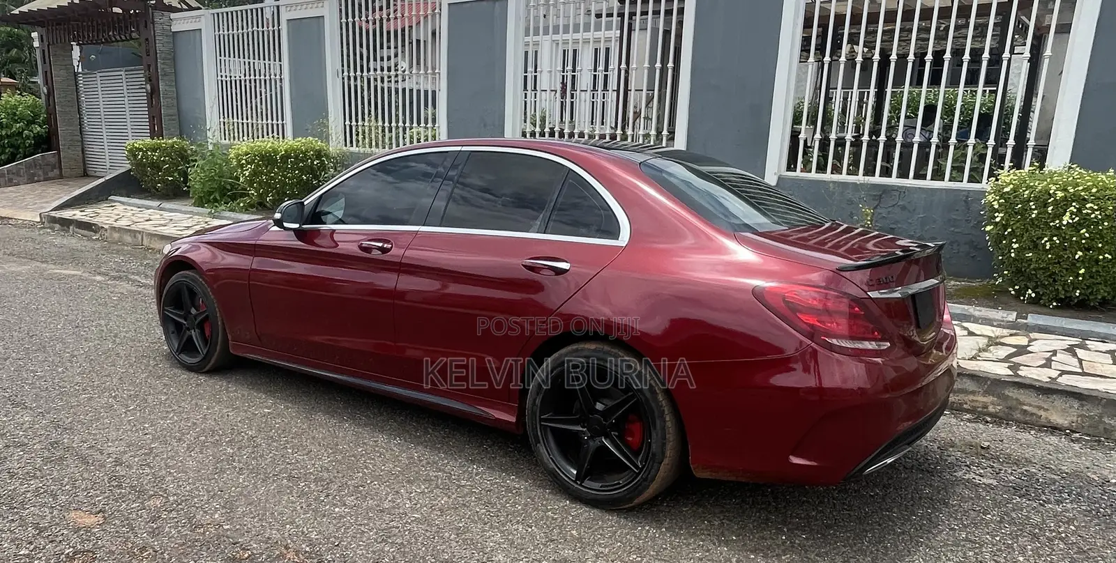Mercedes-Benz C300 Sport 4Matic Sedan AWD (2.0L 4cyll 7A) 2016 Red