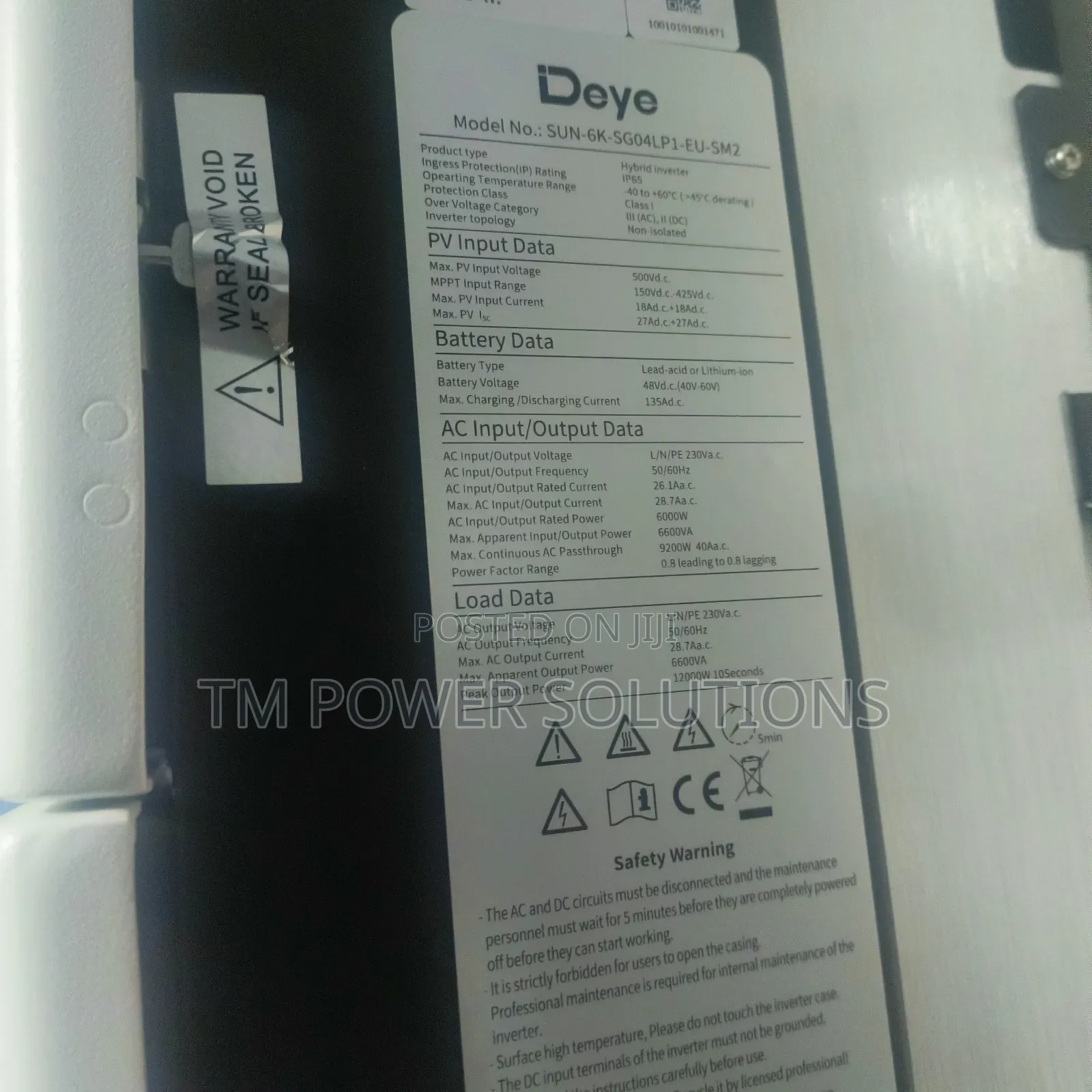 Deye 6kw Inverter