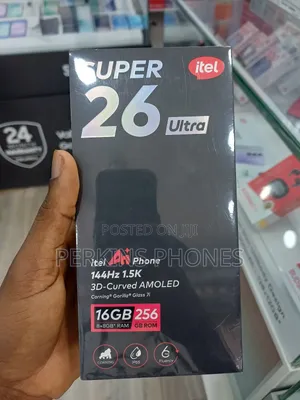 New Itel S26 Ultra 256 GB Black