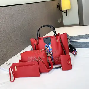 4in1 Ladies Handbag - Red