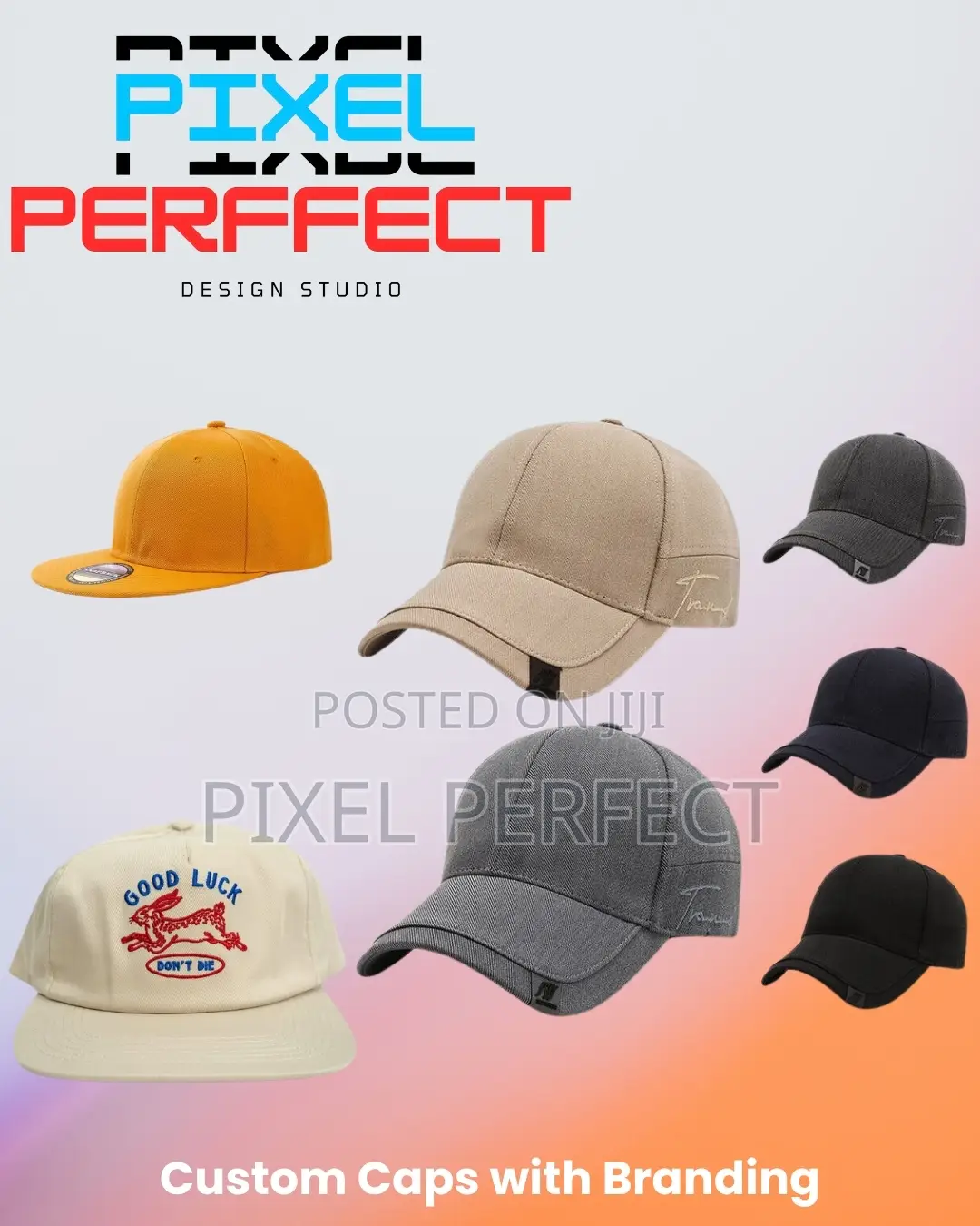 Caps With Branding - High Quality