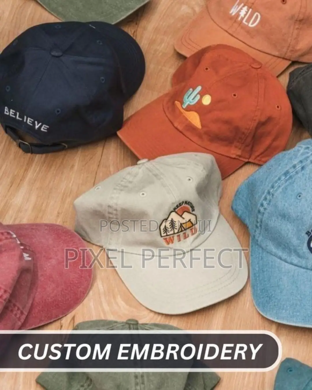Caps With Branding - High Quality