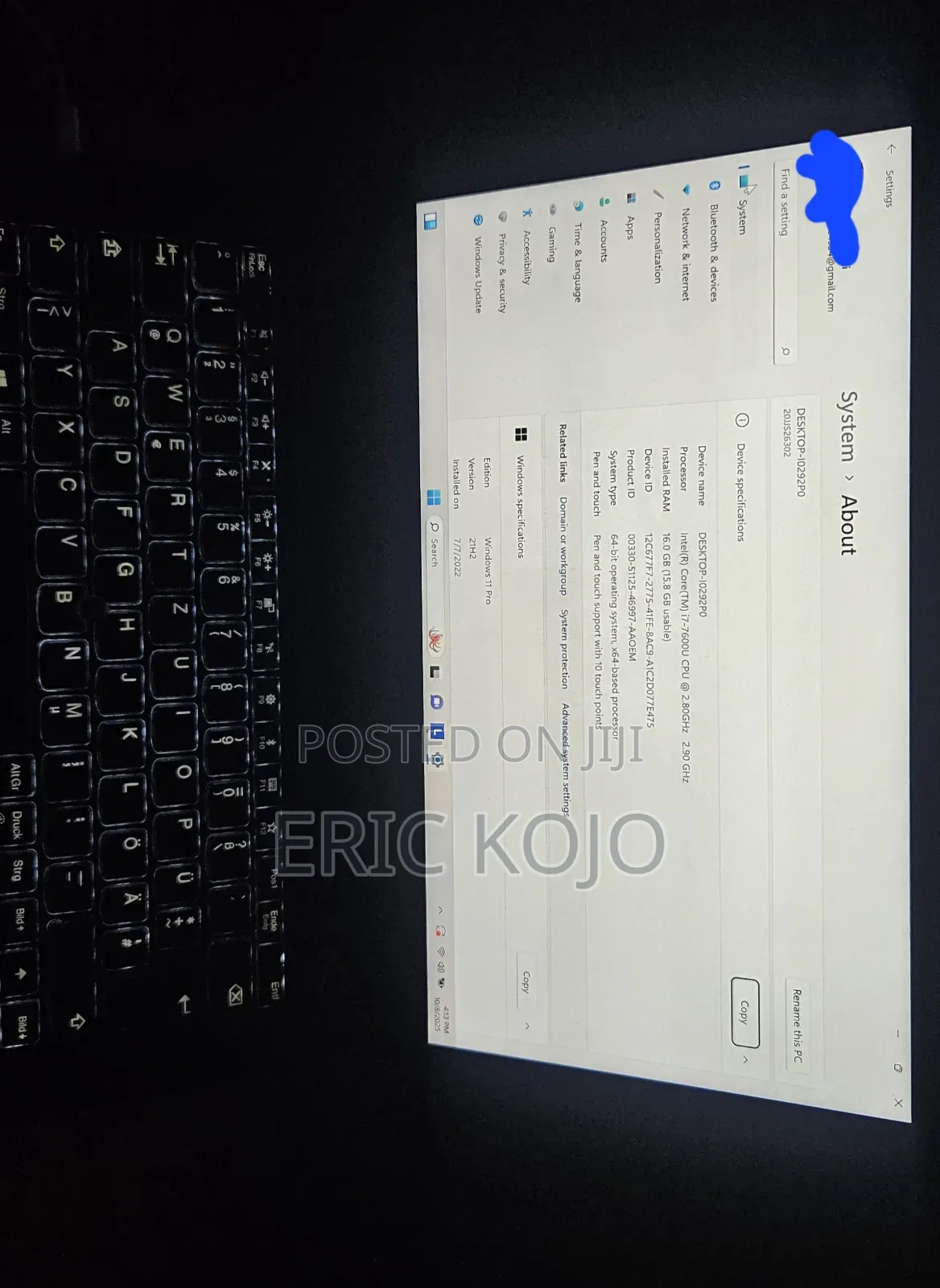 Laptop Lenovo ThinkPad Yoga 370 16GB Intel Core i7 SSD 512GB