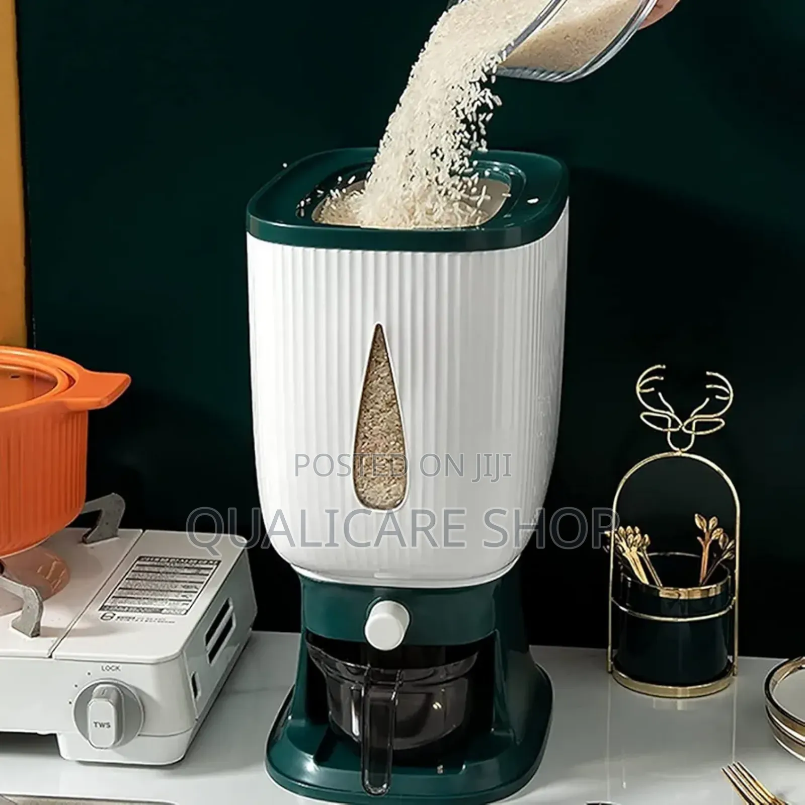 Rice Dispenser - Storage Container 10kg (32.5 X 20.5 X 27.5cm)