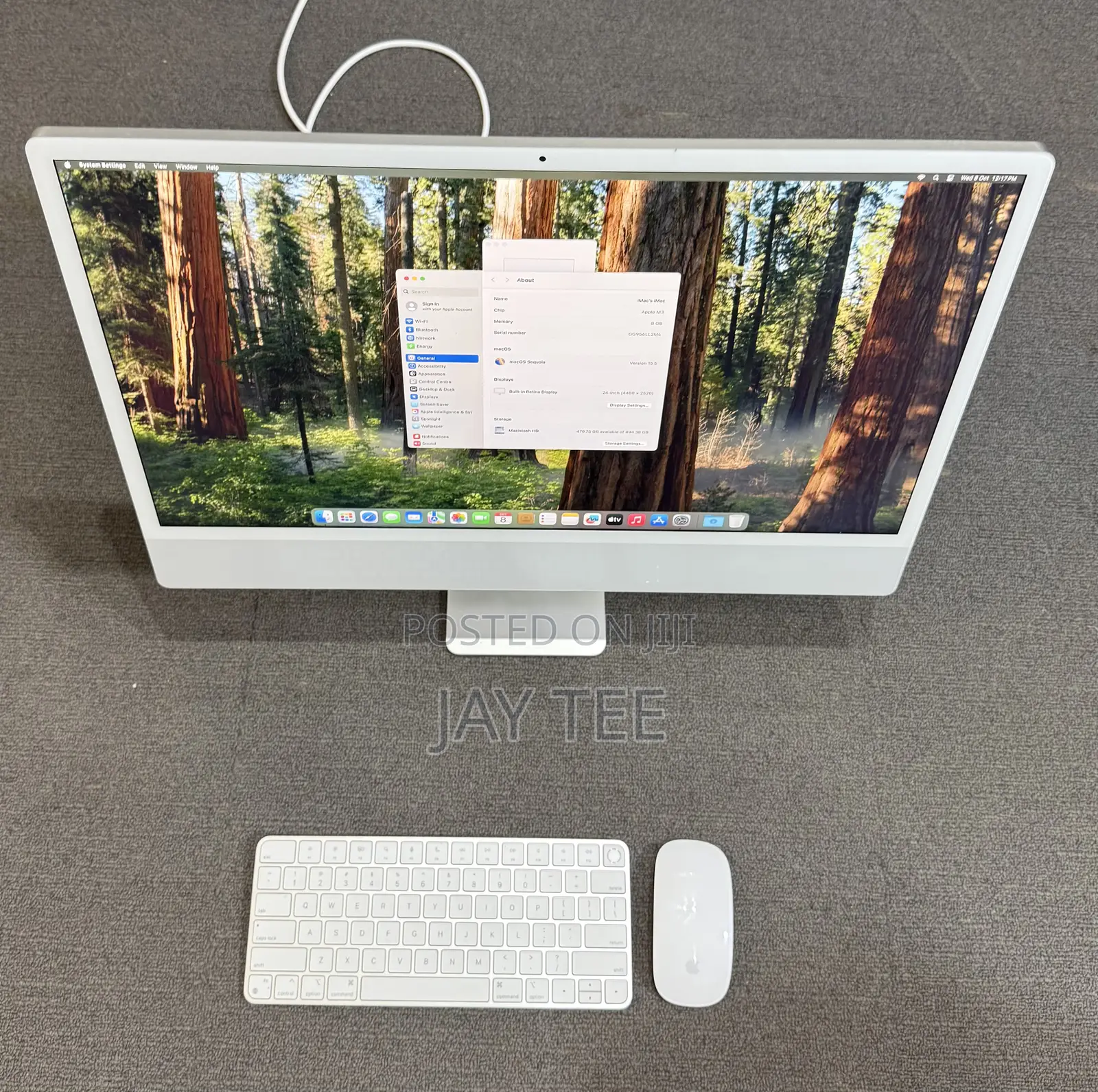 Desktop Computer Apple iMac M3 8GB Apple M3 SSD 512GB