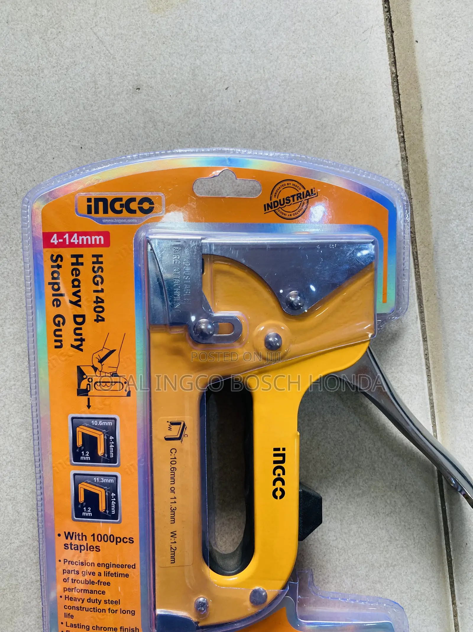 Stapler Heavy Duty 3 in 1 Staple Gun Hsg1405