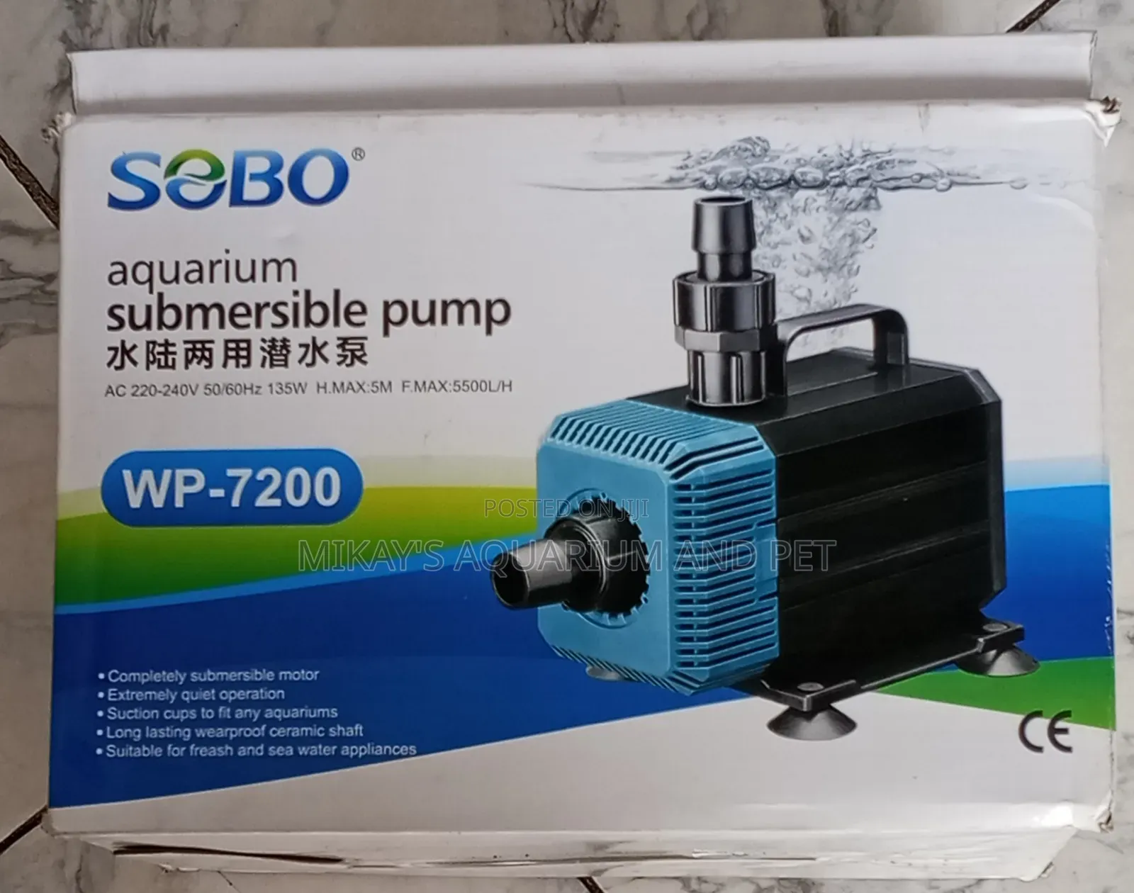 Sobo Submersible Airpump 135w