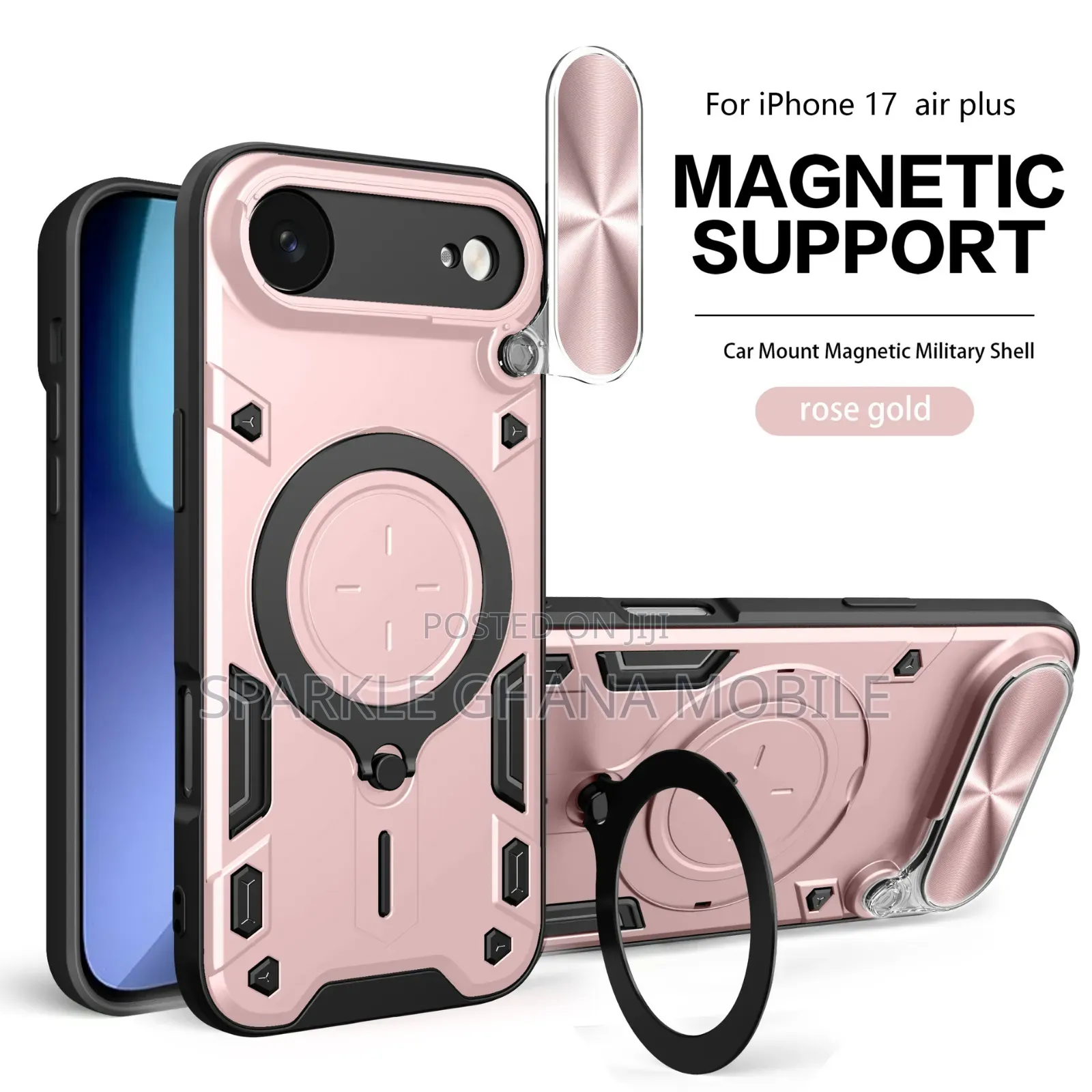 iPhone 17 Air Protective Case (Rose Gold)