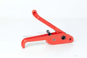 Red Strap Machine Tensioner and Plier