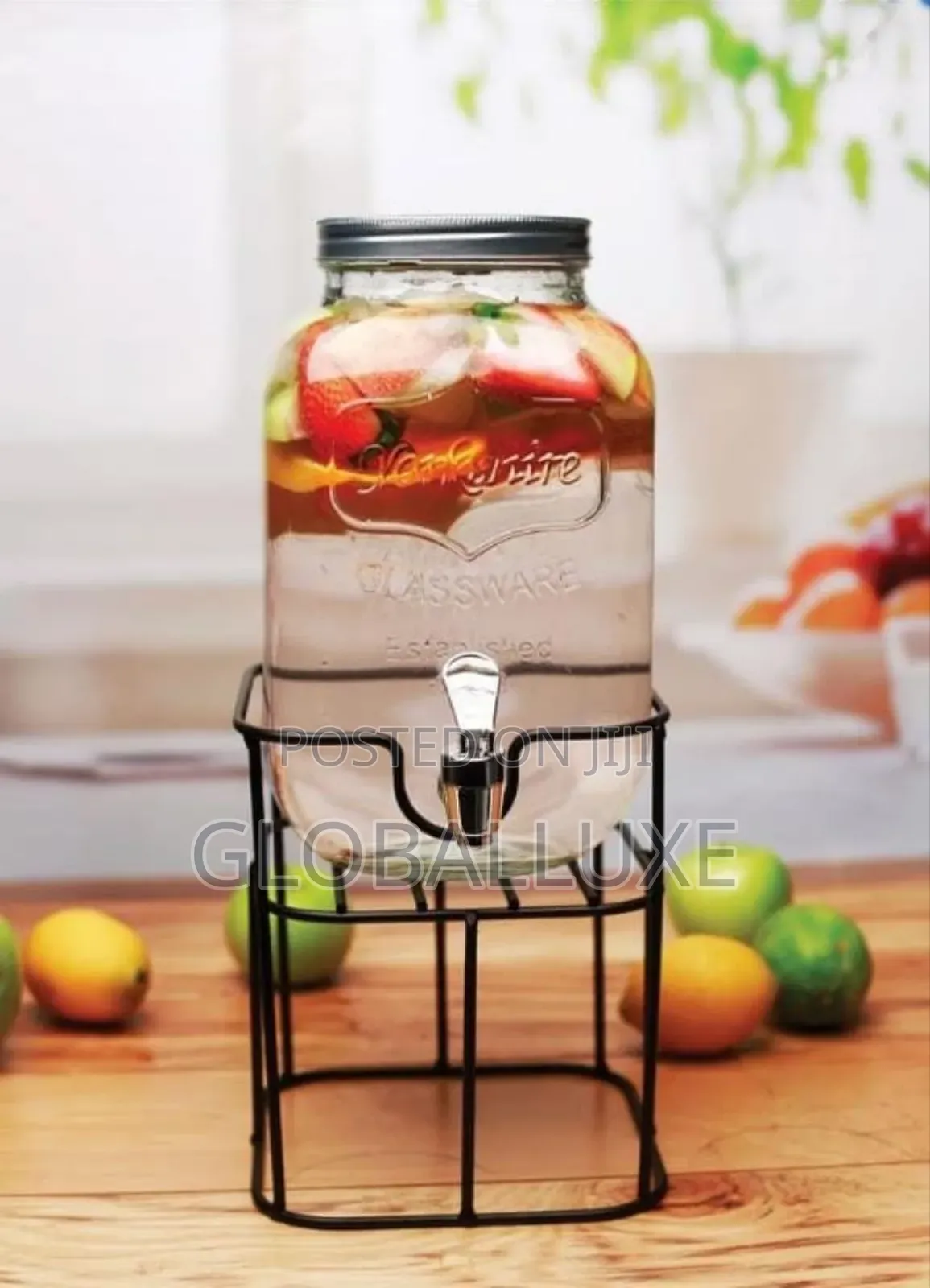 Brand New Glass Water Juice Dispenser – Elegant Durable
