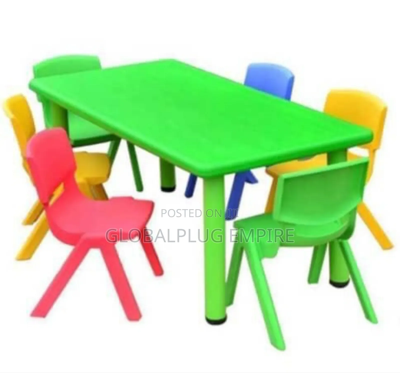 Kids’ Round Learning Table With Chairs Fun Comfortable Study Time