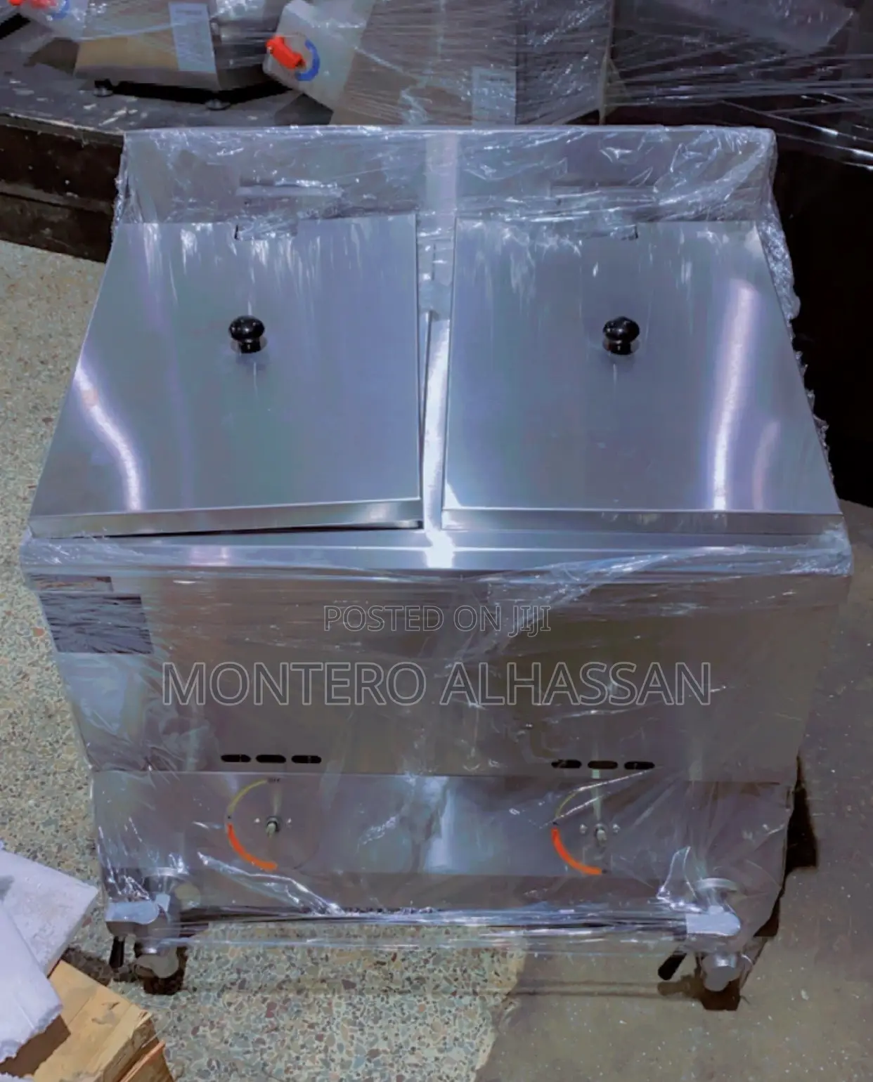 Gas Deep Fryer 2 Compartment 40liters Max Cap.