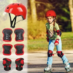 Kids Helmet And Protection Set