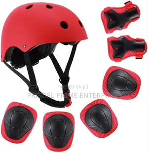 Kids Helmet And Protection Set