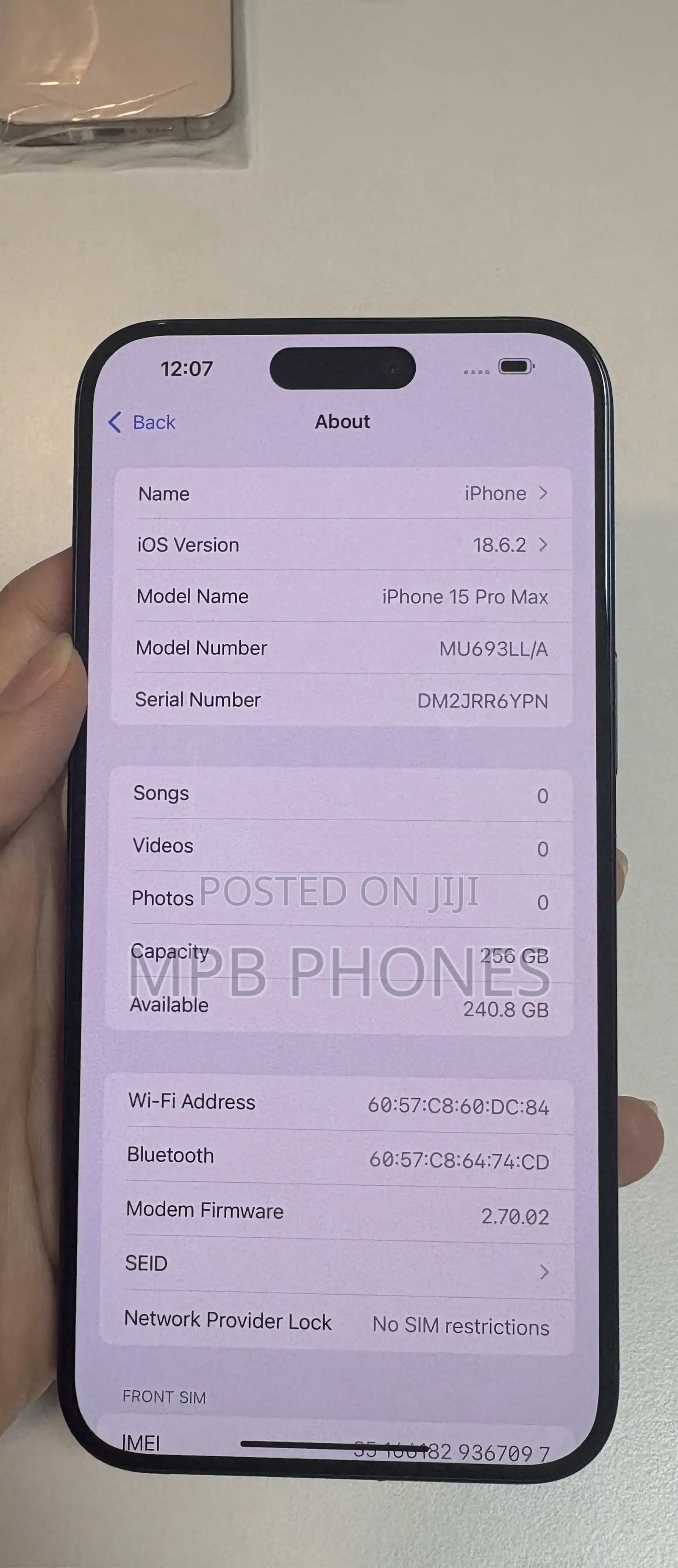 Apple iPhone 15 Pro Max 256 GB Gray
