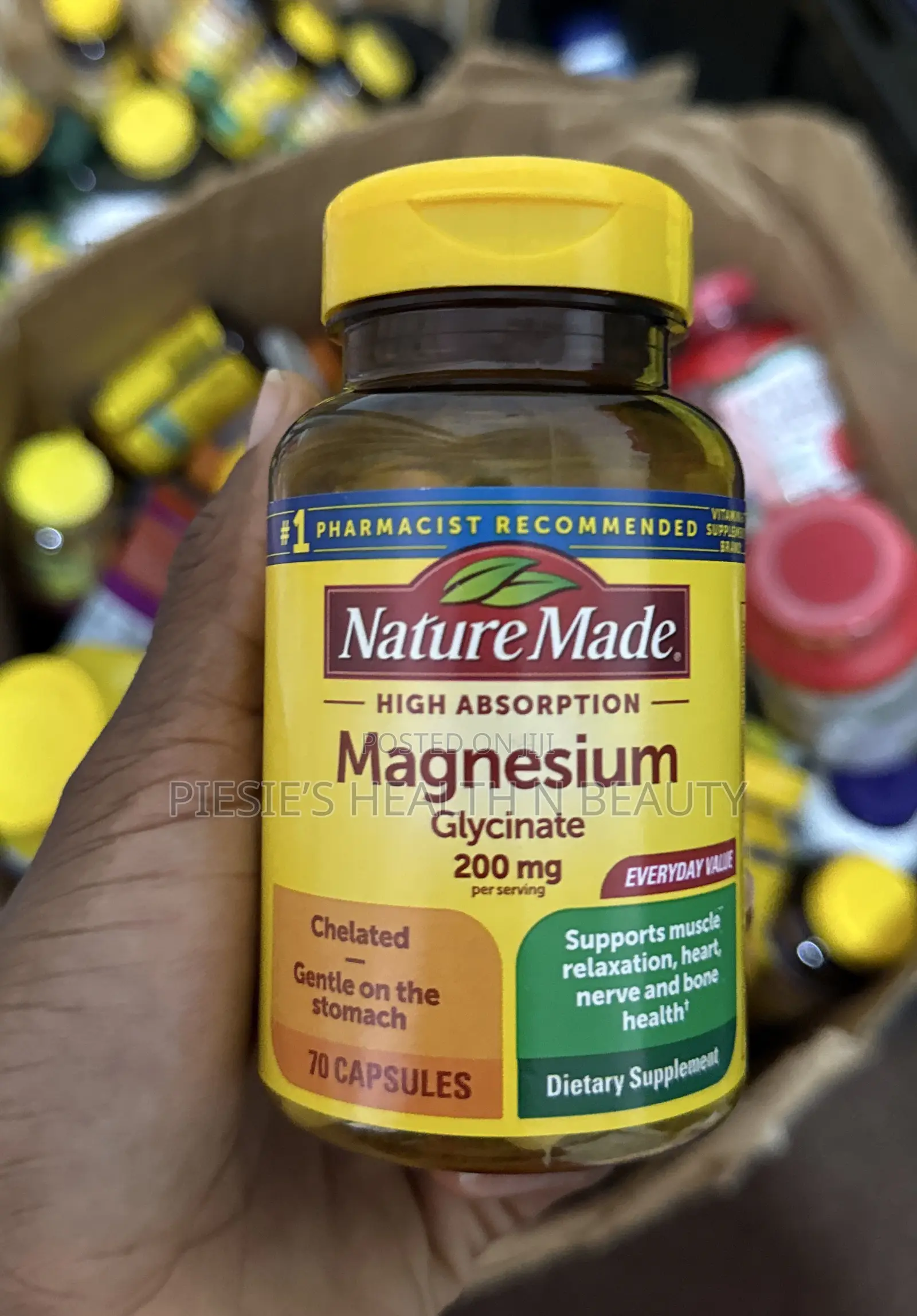 Nature Made Magnesium Glycinate 200 Mg 70capsules