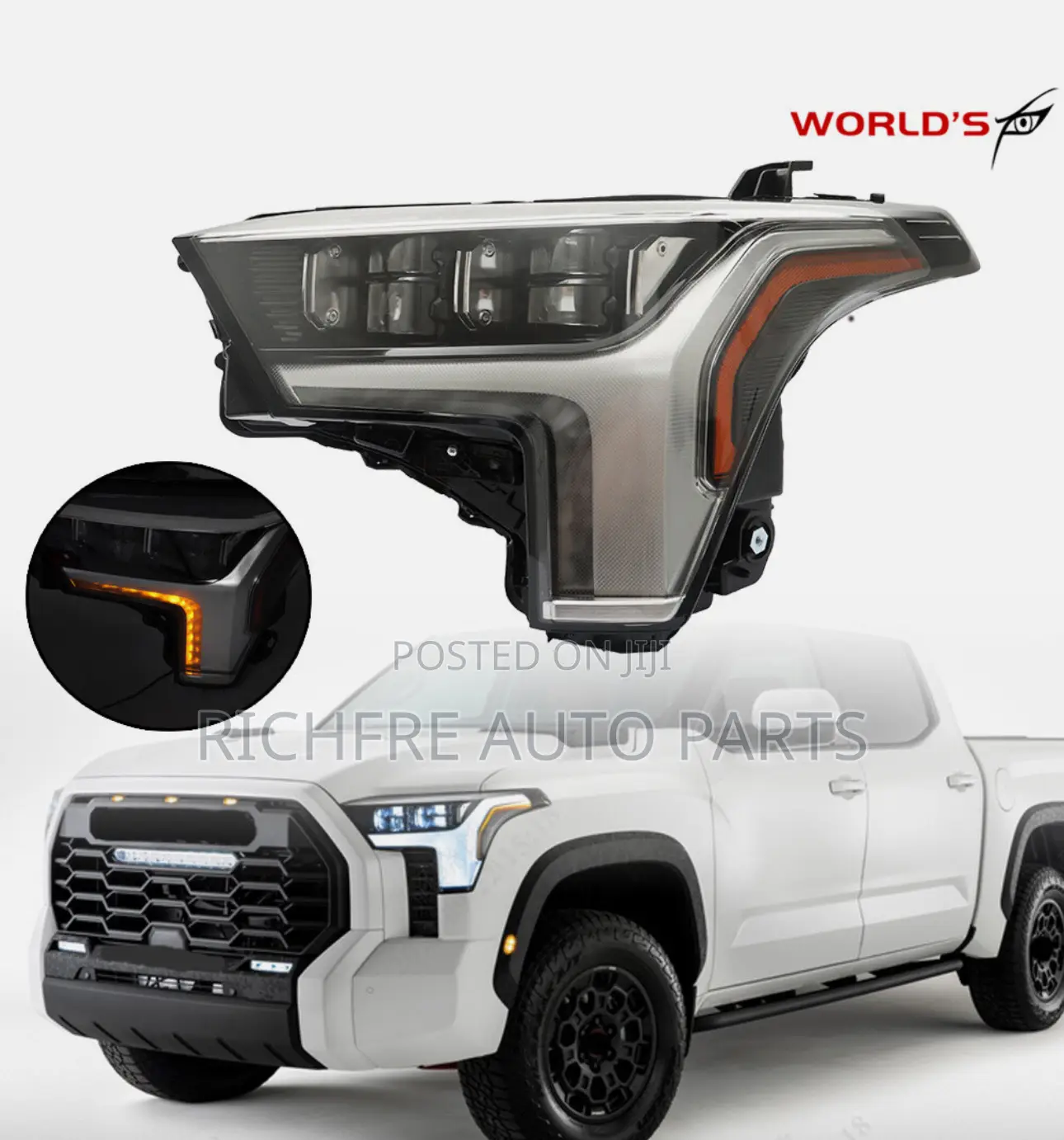 Toyota Tundra 2022,2023,2024 Headlight Original