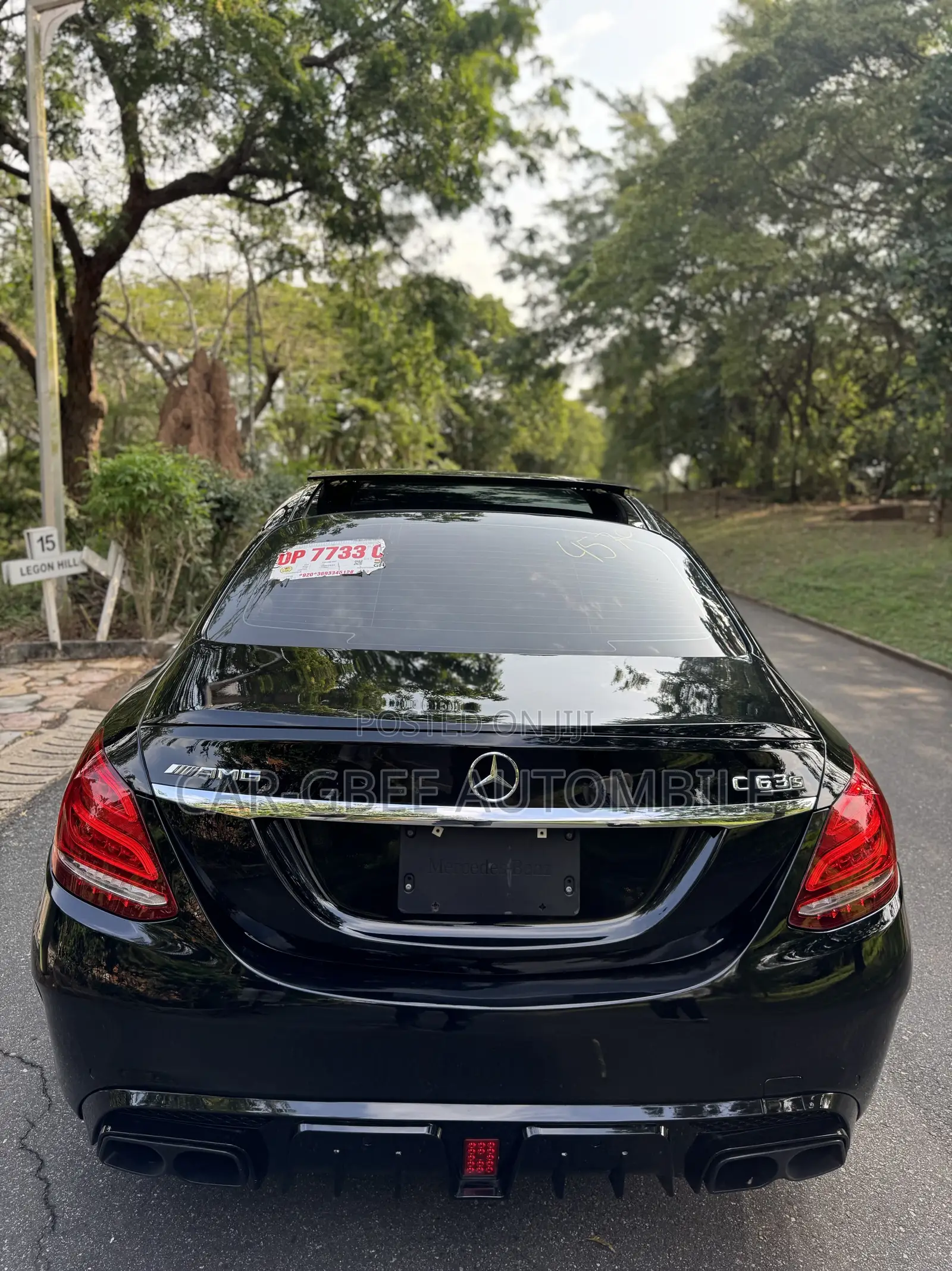 Mercedes-Benz C63 S RWD Sedan (4.0L V8 7A) 2017 Black