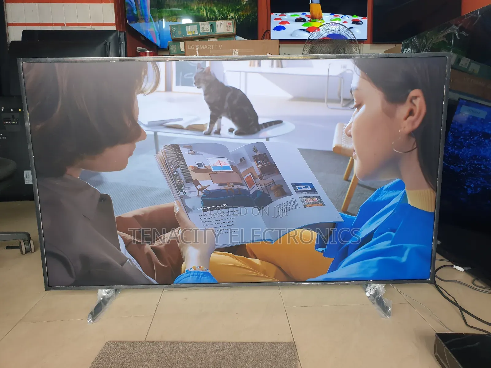 Qled Picture Frame 55"Samsung Uhd HDR Smart Satellite Tv