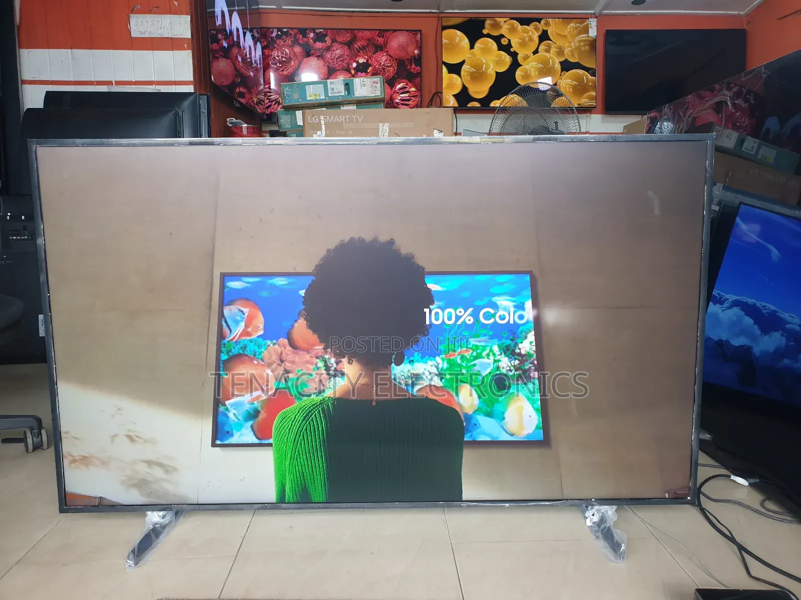 Qled Picture Frame 55"Samsung Uhd HDR Smart Satellite Tv