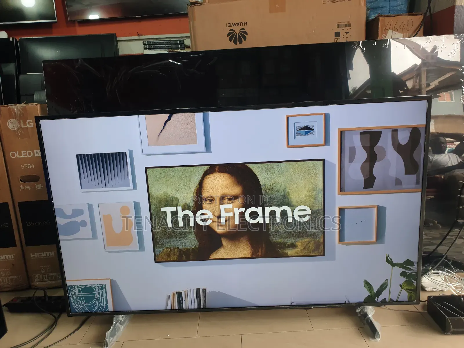 Qled Picture Frame 55"Samsung Uhd HDR Smart Satellite Tv