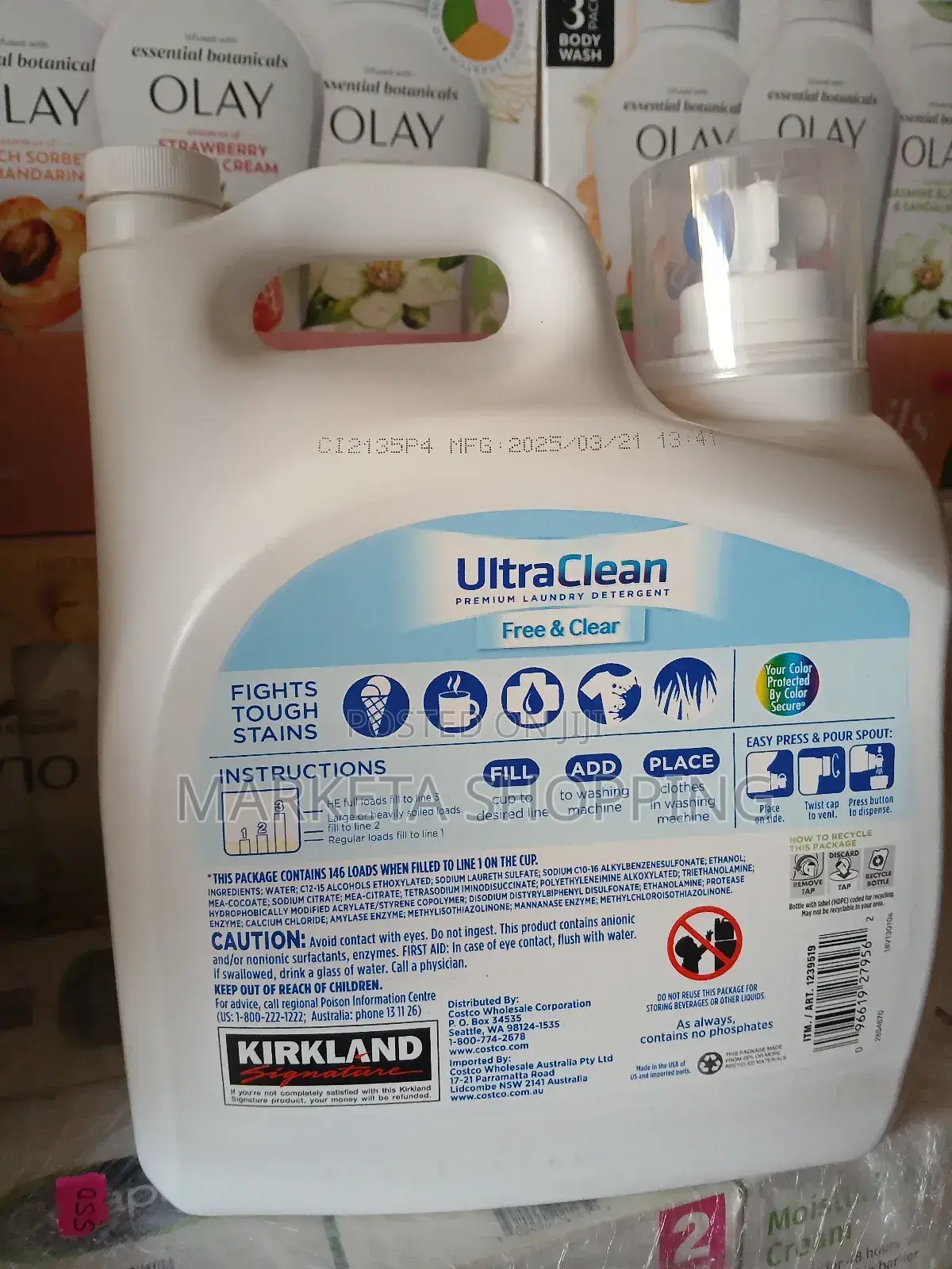Kirkland Ultra Clean Laundry Detergent 5.73l