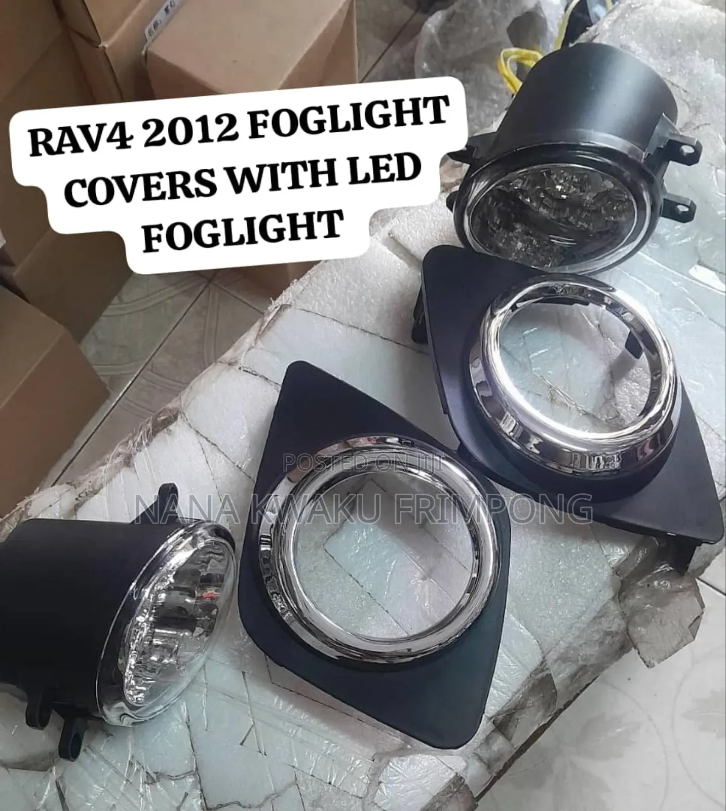 Toyota Rav4 2009 to 2012 Foglight Covers With Led Foglight Available