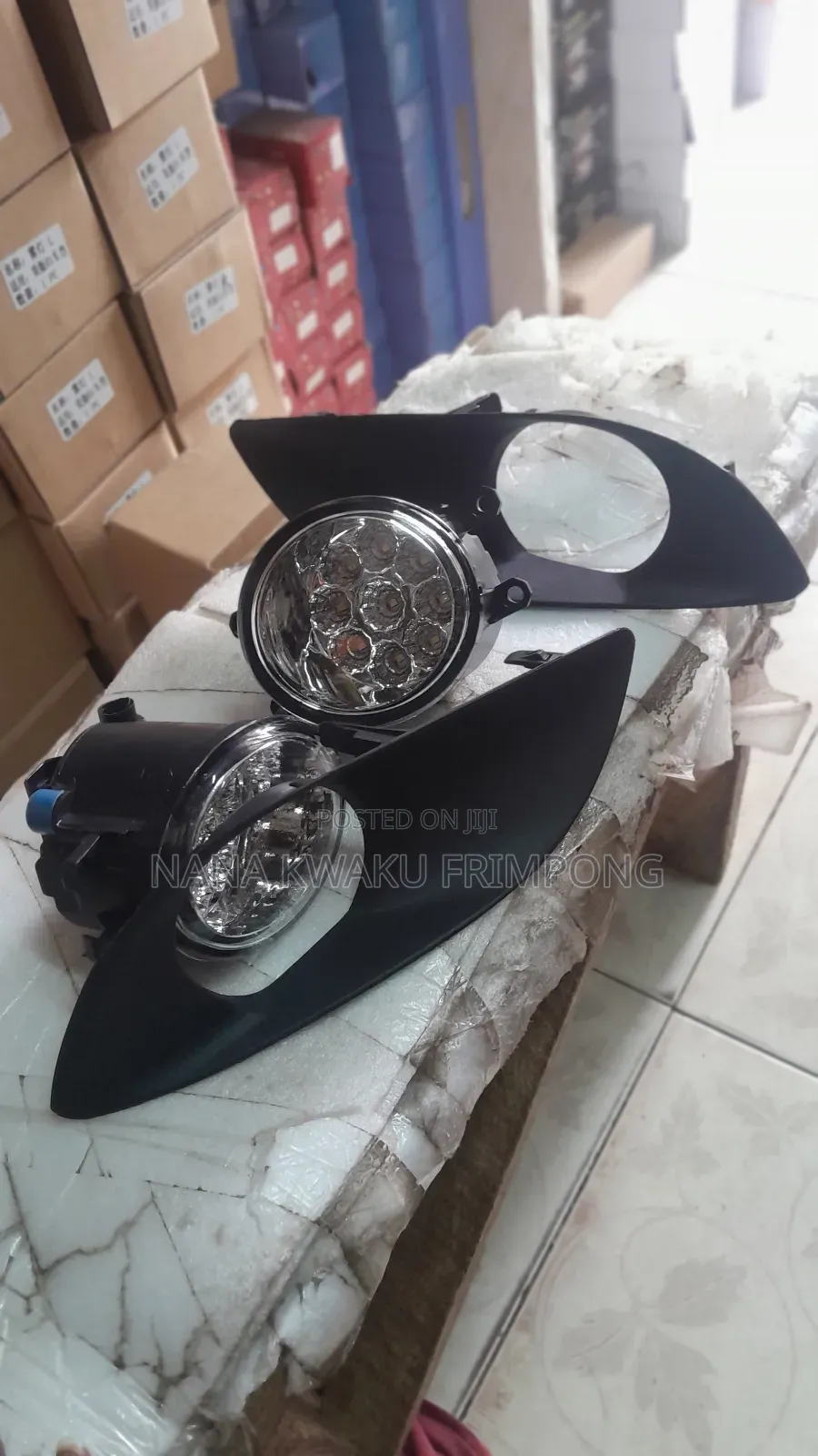Toyota Vitz Long 08 10 Foglight Covers With Led Foglight Available