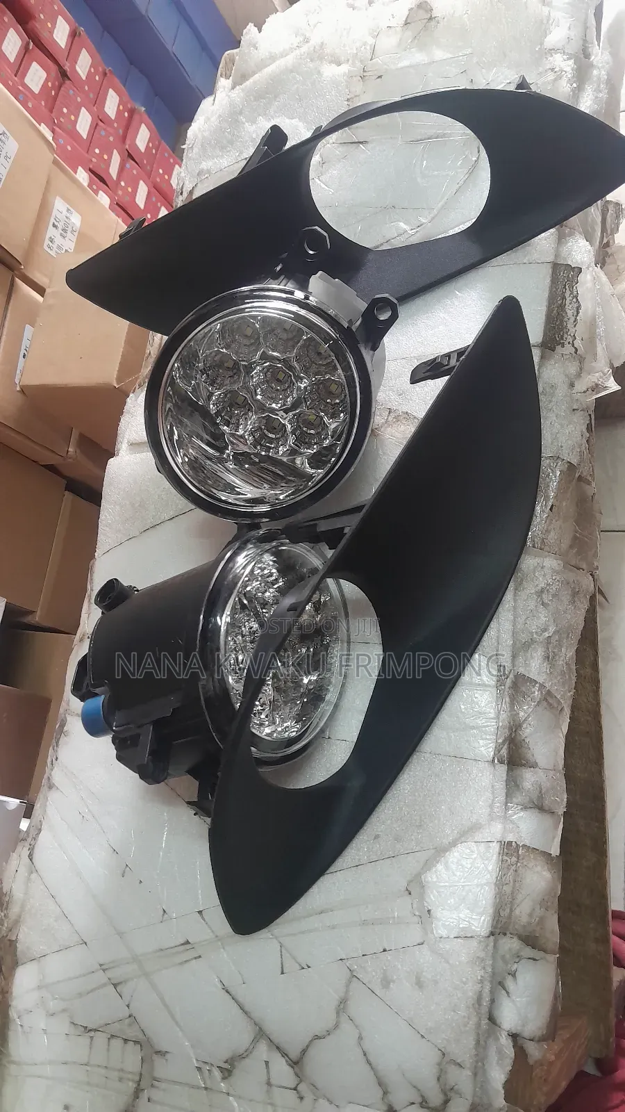 Toyota Vitz Long 08 10 Foglight Covers With Led Foglight Available