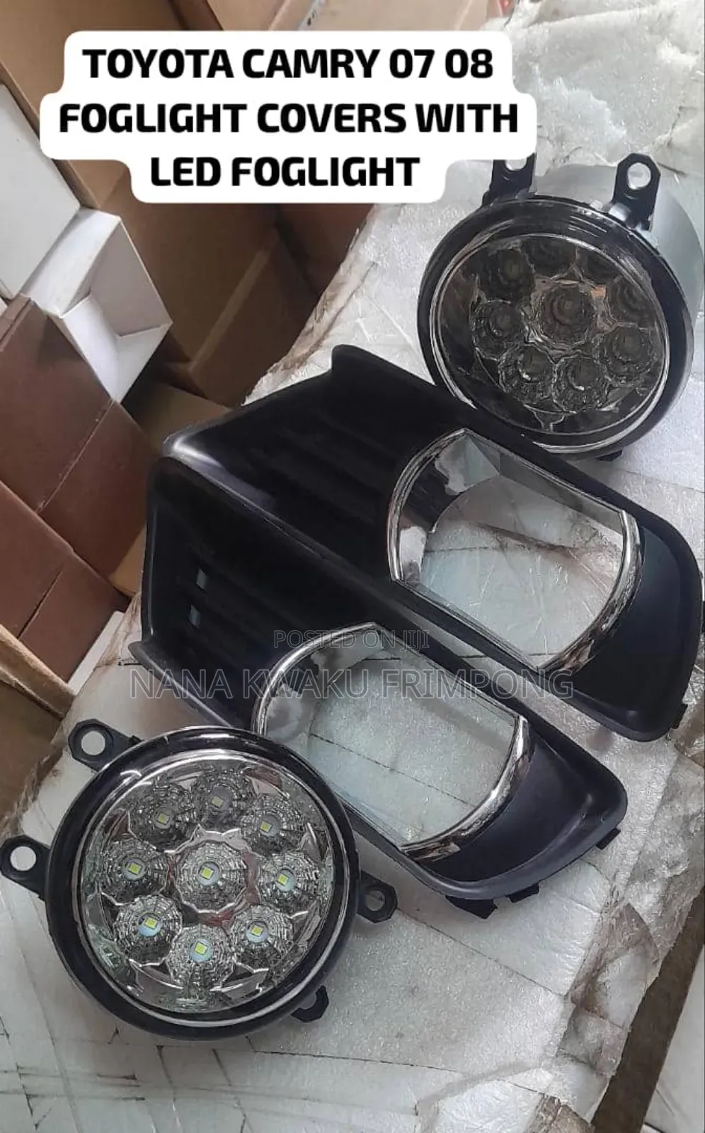 Toyota Camry 07 08 Foglight Covers With Led Foglight Available
