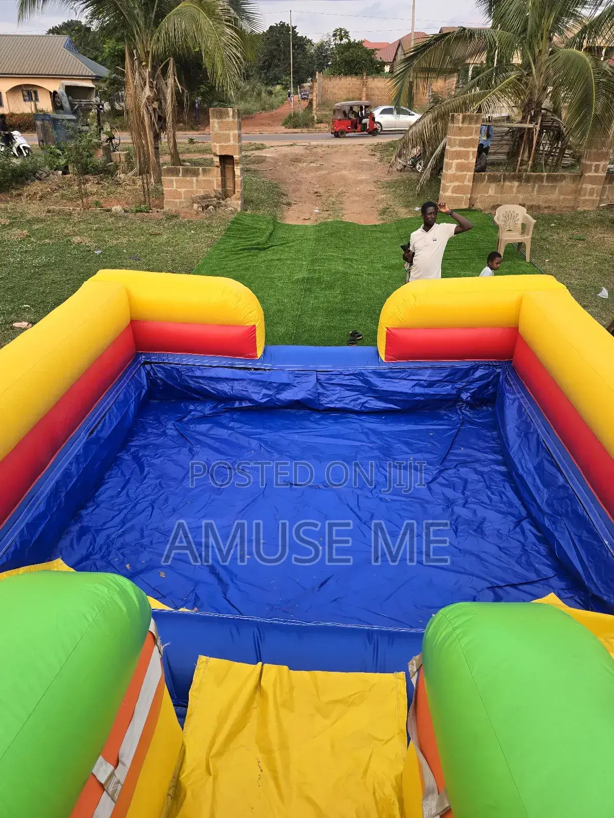 Large Bouncy Castle With Landing Pad / Pool Option