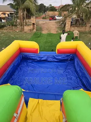 Large Bouncy Castle With Landing Pad / Pool Option